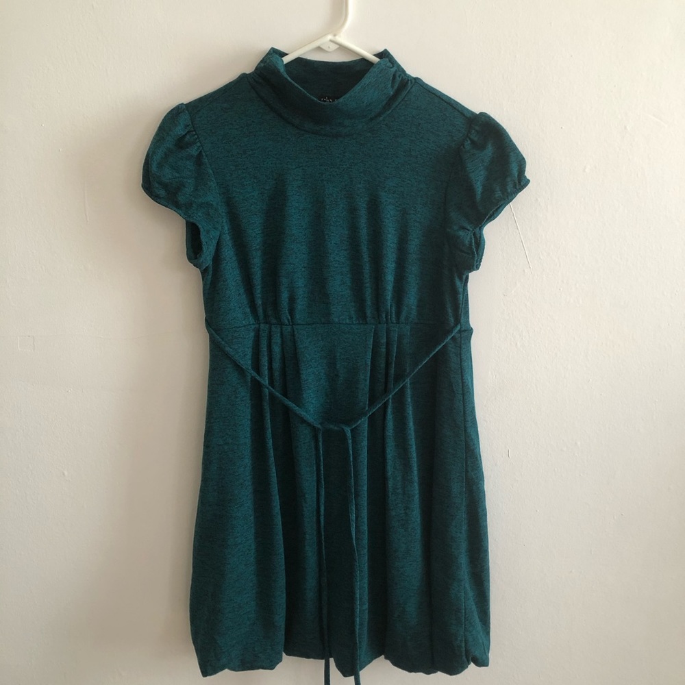 RUBY ROX Teal Bubble Hem Dress π¦π - Picture 2 of 6